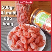 Xí Muội Đào Hồng Chua Ngọt ( Ô Mai Đào)200Gr/350Gr/500Gr