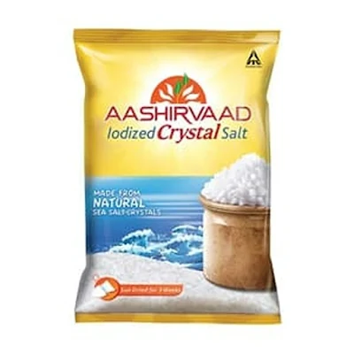 Aashirvaad Iodized Crystal Salt 1 Kg