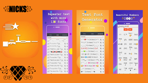 Fancy text cool fonts nickname generator free fire