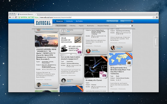 EdVOCAL Share chrome extension