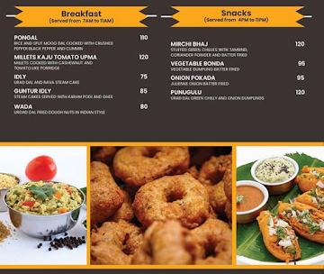 Telugu Vantakam menu 
