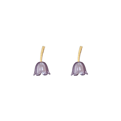 Title 2, Womens fashionable all-matching purple lily-st...
