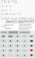 Fraction calculator Screenshot