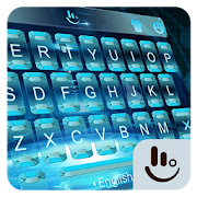Cool Blue Tech Keyboard Theme  Icon