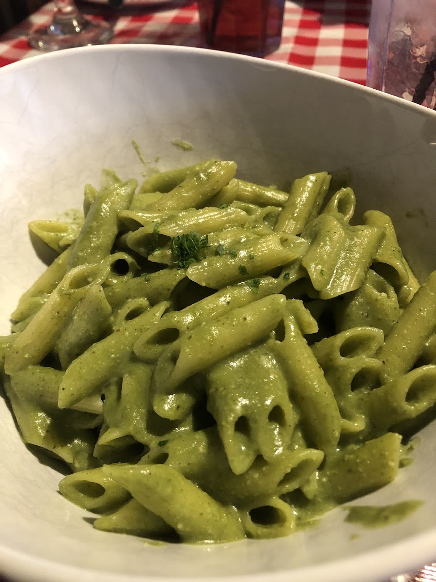 Pesto penne - very fresh!