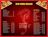 New China Dragon menu 1