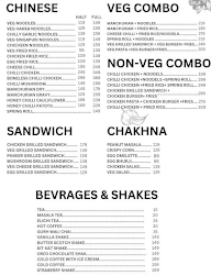 North East Junction menu 4