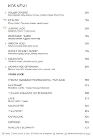 24/7 Restaurant - The Lalit menu 8