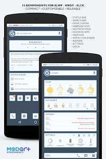 Modart Komponents For Klwp Kwgt, Apk