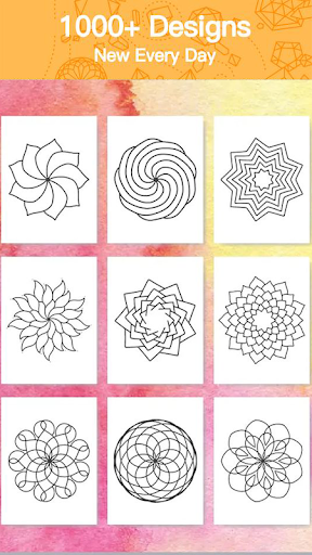 Screenshot Mandala Coloring Book 2022