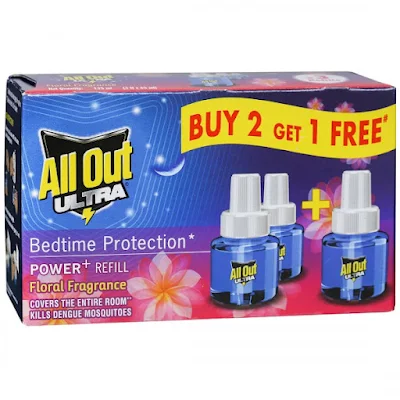 All Out Ultra Power Floral Fragrance Refill 45 Ml