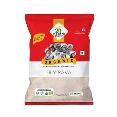 24 Mantra Organic Idli Rava 500 Gm