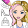 Fashion Coloring Book Glitter icon