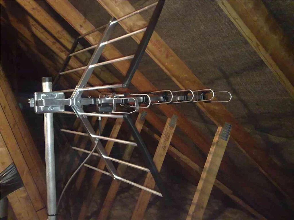Preview of Supply and install digital loft aerial and variable gain part and connections..