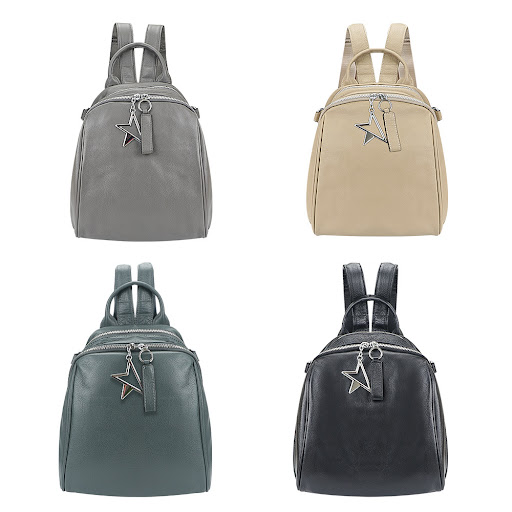 Title 6, Fashion Simple First Layer Cowhide Large Capaci...