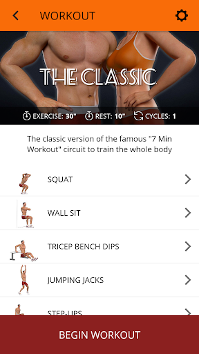 7 Minute Workout app