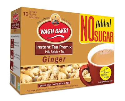 Wagh Bakri Tea Instant Premix Ginger - 80 gm