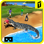Cover Image of Herunterladen Crocodile Attack VR 1.4 APK
