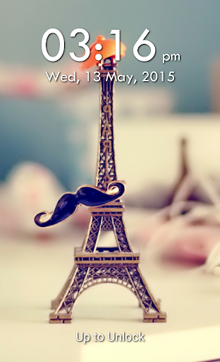 Paris Pattern Lock Screen