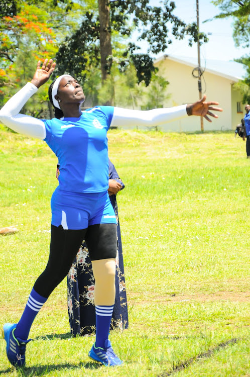 Naironi Water captain Ruth Chelangat in a past action