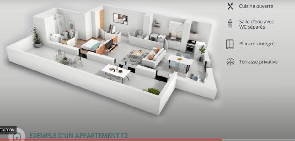 Vente appartement 2 pièces 46 m² à La Rochelle (17000), 318 000 €