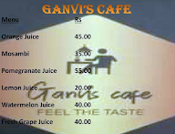 Ganvi's Cafe menu 2