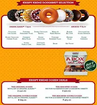 Krispy Kreme menu 1