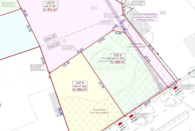  Vente Terrain à bâtir - 871m² à Angers (49000) 