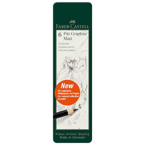 Faber-Castell Pitt Graphite Matt set 6st