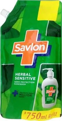 Savlon Herbal Sensitive Handwash - 750 ml