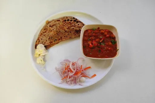 Healthy Stuffed Paratha Combo