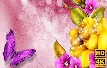 Pink Butterfly Wallpaper HD Custom New Tab small promo image