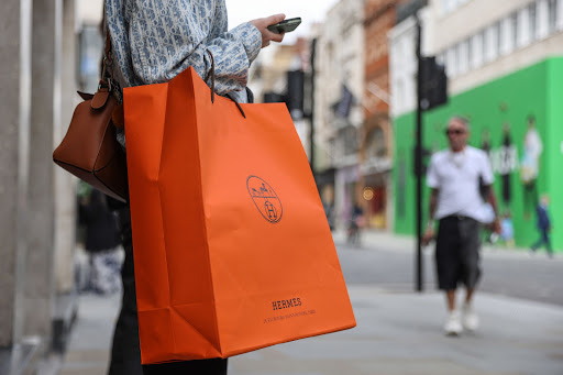 Hermes Shopping Paper Bag