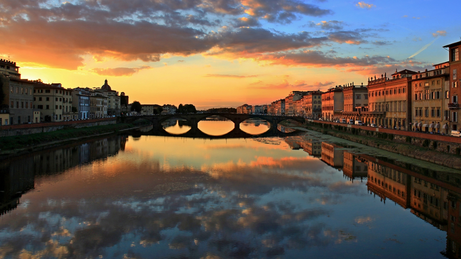 Lungarni fiorentini al tramonto di marvig51