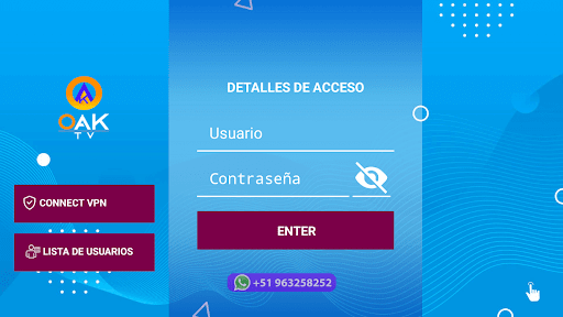 Screenshot OAK TV PRO