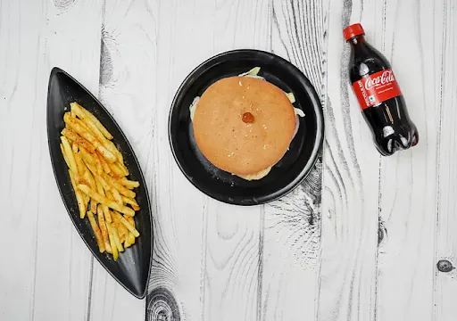 Chicken Mom Burger Combo (Burger+Fries+Coke)