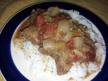 Moms Crock Pot Swiss Steak