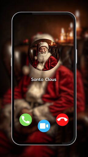 Screenshot Santa Claus Fake Video Call