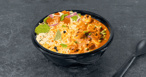 Aloo Matar Tariwale Masala Rice Bowl