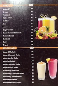 Food Zaika menu 1