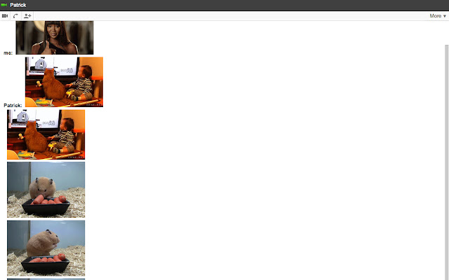 GChat GIF(t)s chrome extension