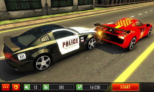 Screenshot Police Car vs Gangster Escape