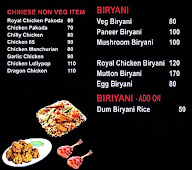 Royal Biryani King menu 3