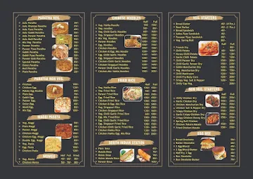 Shankar Fast Food menu 