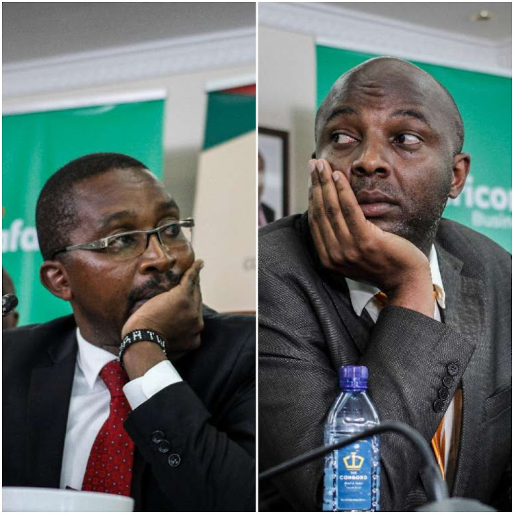 Murang'a Governor Mwangi wa Iria and Senator Irungu Kang'ata