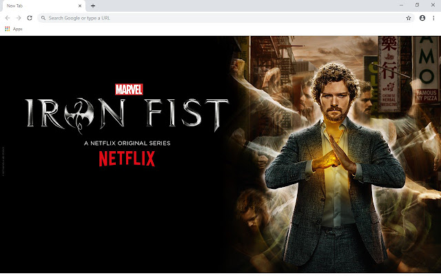 Iron Fist New Tab & Wallpapers Collection