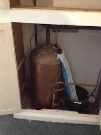 Remove immersion system and fit new combination boiler + new gas pipes. album cover