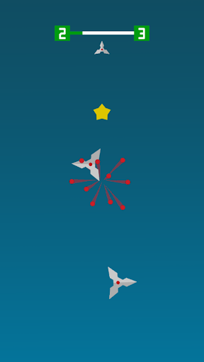 Rising On Top Shuriken Hit