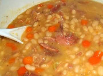 Navy Bean N Ham Soup