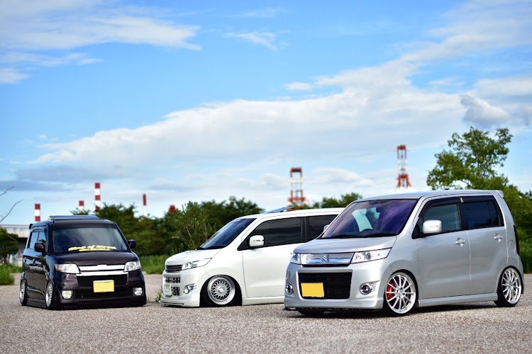 ワゴンRスティングレーの仲良し撮影会・玉島ハーバーアイランド・King of Street C.Cに関するカスタム事例の投稿画像8枚目